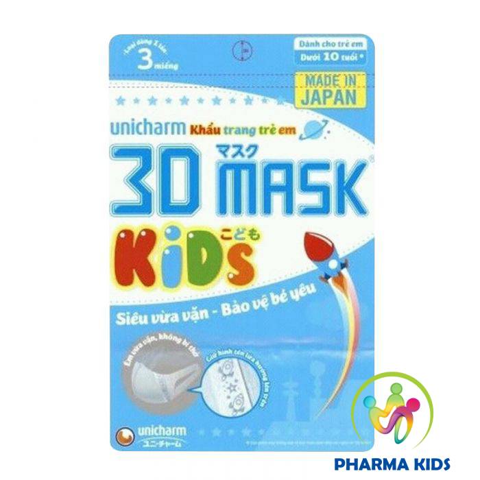 Khẩu trang trẻ em 3D Mask kids