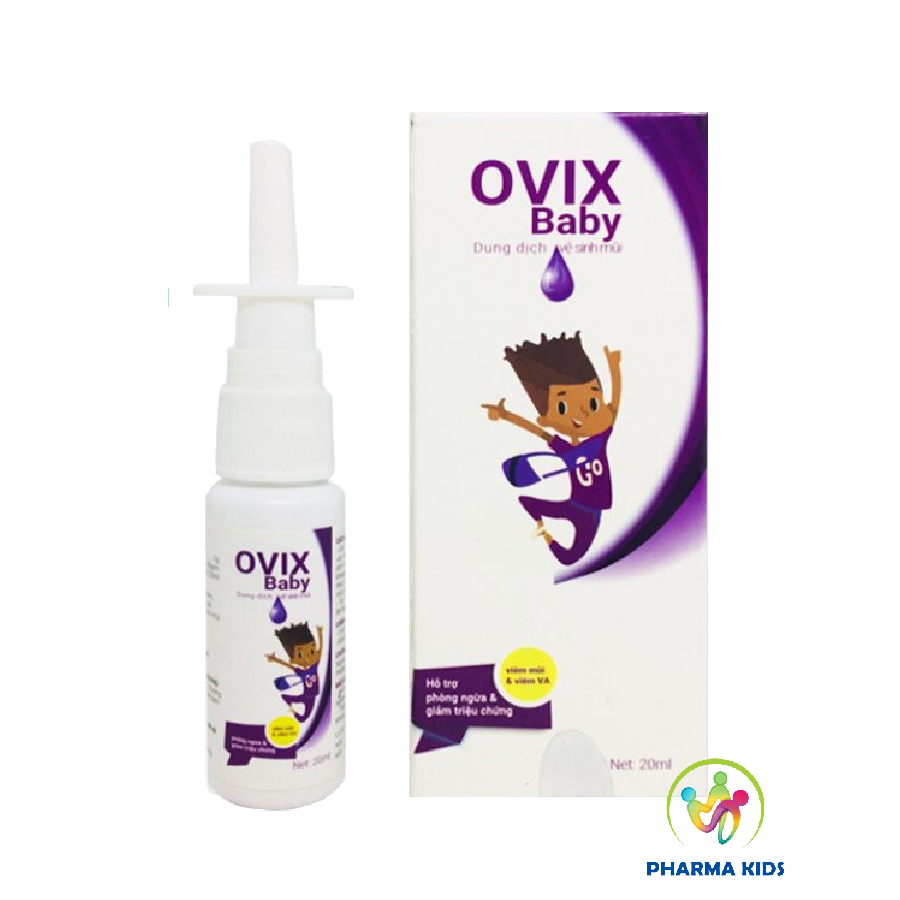 Ovix baby dung dịch vệ sinh mũi