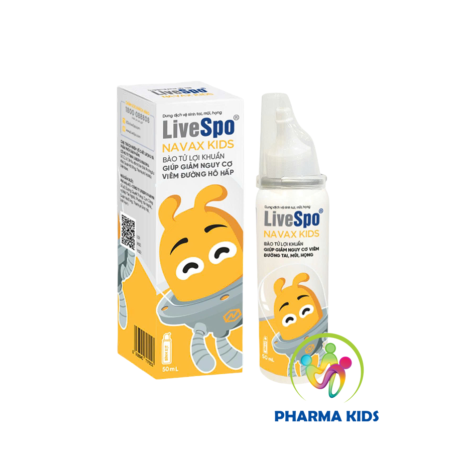 LIVESPO NAVAX KIDS (Bình xịt nhôm 50ml)